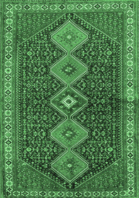 Persian Emerald Green Traditional Rug, tr3215emgrn