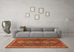 Machine Washable Persian Orange Traditional Area Rugs in a Living Room, wshtr3215org