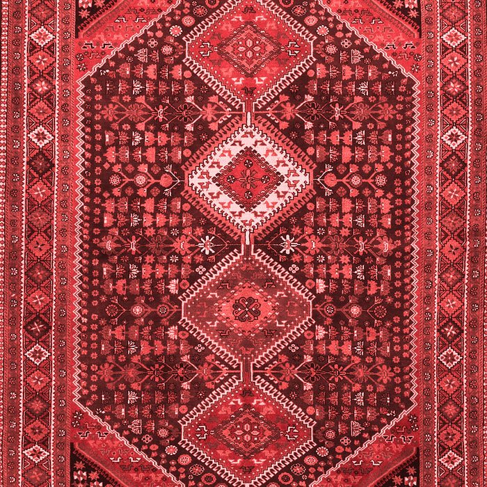 Machine Washable Persian Red Traditional Rug, wshtr3216red
