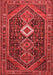 Persian Red Traditional Area Rugs