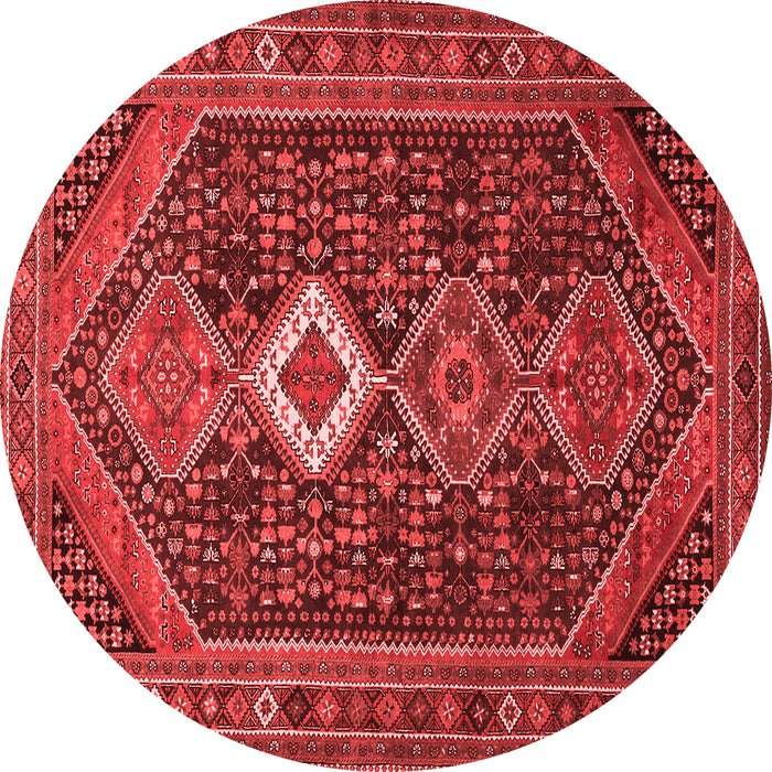 Machine Washable Persian Red Traditional Rug, wshtr3216red