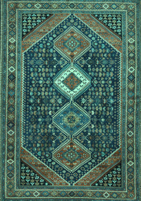 Persian Turquoise Traditional Rug, tr3216turq