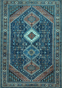 Persian Light Blue Traditional Rug, tr3216lblu