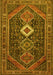 Machine Washable Persian Yellow Traditional Rug, wshtr3216yw