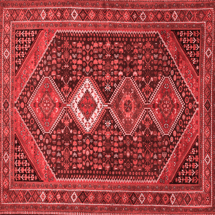 Machine Washable Persian Red Traditional Rug, wshtr3216red
