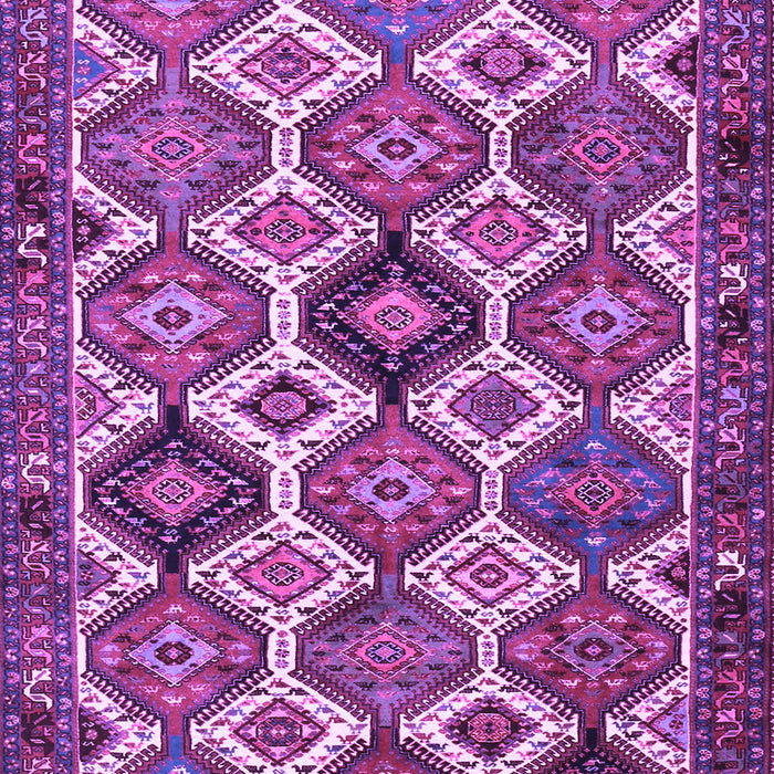 Machine Washable Persian Purple Traditional Area Rugs, wshtr3217pur