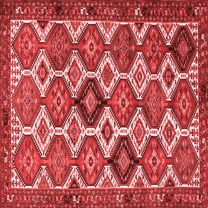 Machine Washable Persian Red Traditional Rug, wshtr3217red