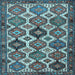 Square Persian Light Blue Traditional Rug, tr3217lblu