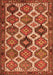 Persian Orange Traditional Rug, tr3217org