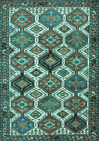 Persian Turquoise Traditional Rug, tr3217turq