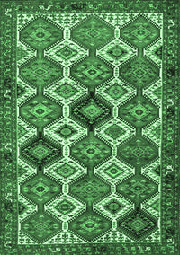 Persian Emerald Green Traditional Rug, tr3217emgrn