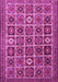 Machine Washable Persian Pink Traditional Rug, wshtr3218pnk