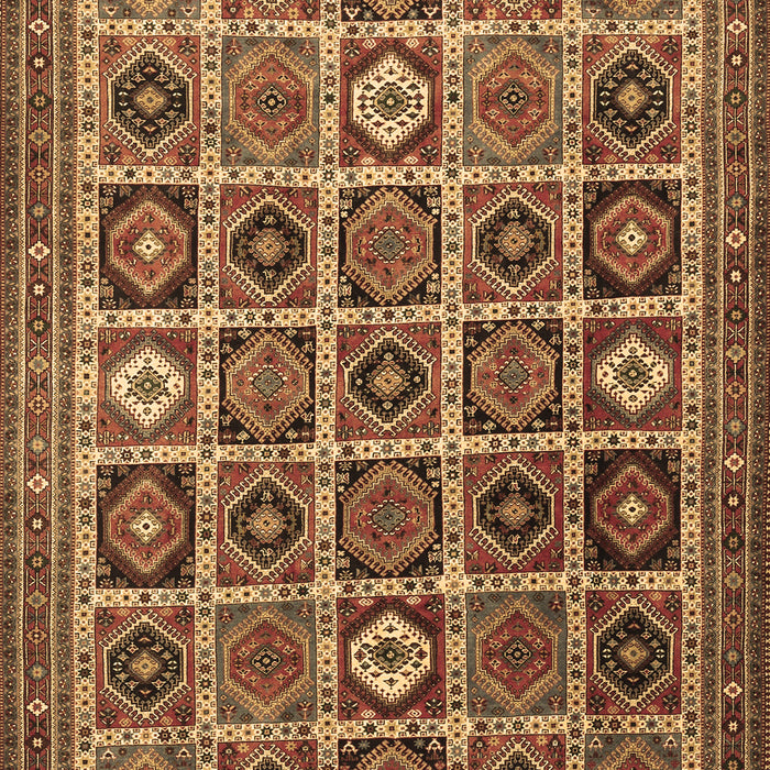 Machine Washable Persian Brown Traditional Rug, wshtr3218brn