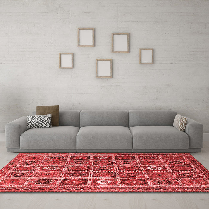 Traditional Red Washable Rugs