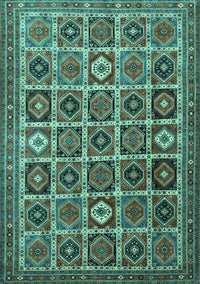 Persian Turquoise Traditional Rug, tr3218turq