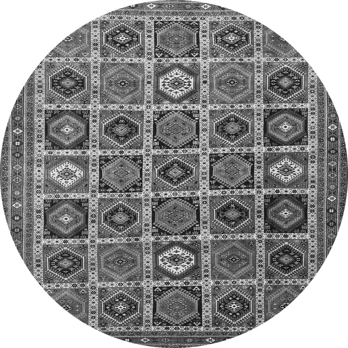 Square Persian Gray Traditional Rug, tr3218gry