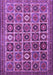 Machine Washable Persian Purple Traditional Area Rugs, wshtr3218pur