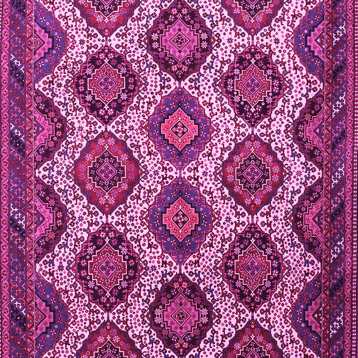 Machine Washable Persian Pink Traditional Rug, wshtr3219pnk