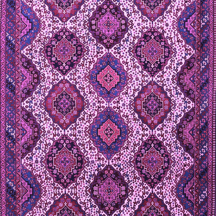Machine Washable Persian Purple Traditional Area Rugs, wshtr3219pur