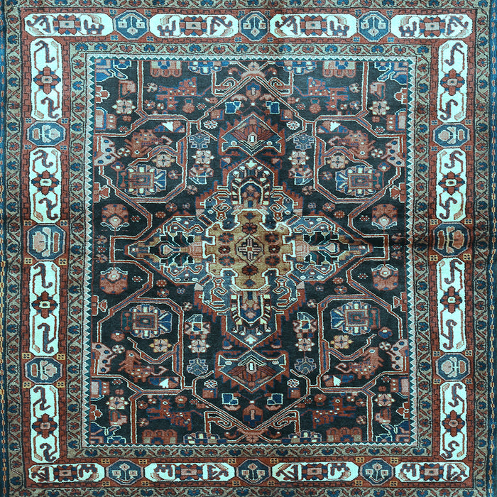 Square Persian Light Blue Traditional Rug, tr321lblu