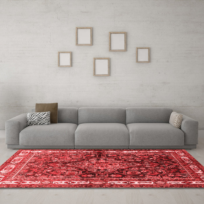 Traditional Red Washable Rugs