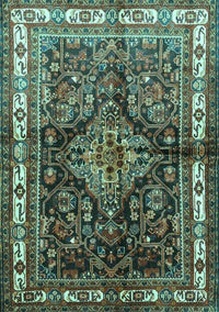 Persian Turquoise Traditional Rug, tr321turq