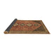 Sideview of Persian Brown Traditional Rug, tr3220brn