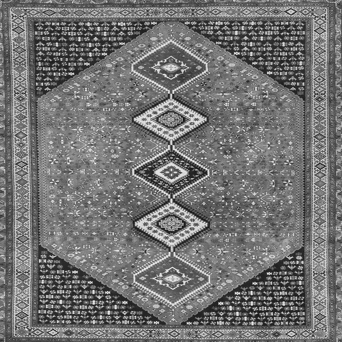 Serging Thickness of Persian Gray Traditional Rug, tr3220gry