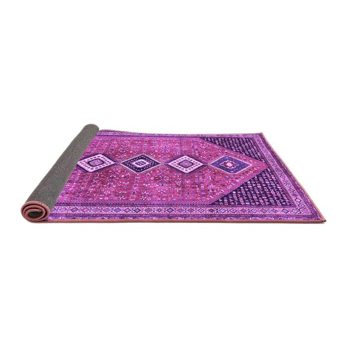Sideview of Persian Purple Traditional Rug, tr3220pur