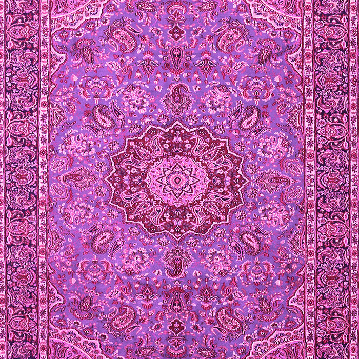 Medallion Pink Traditional Rug, tr3221pnk