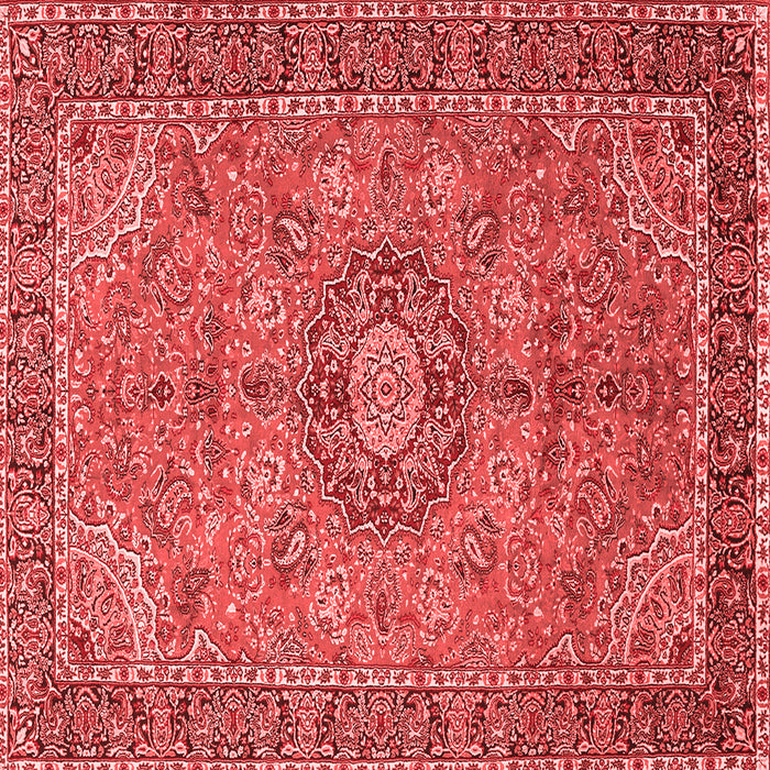 Medallion Red Traditional Rug, tr3221red