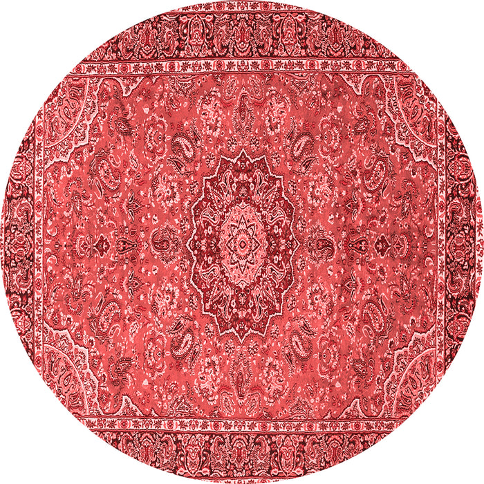 Medallion Red Traditional Rug, tr3221red