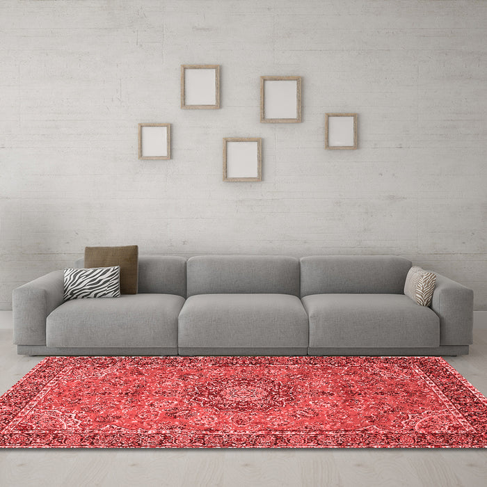 Traditional Red Washable Rugs