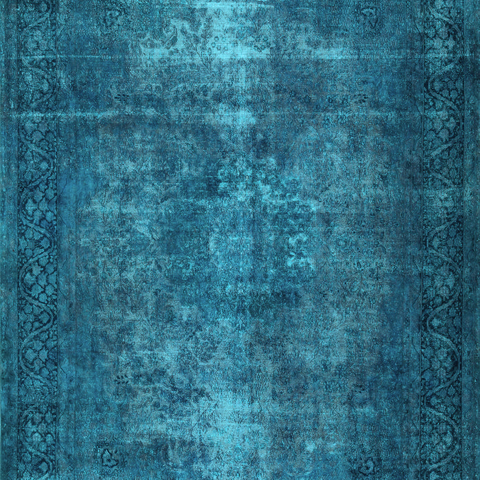 Machine Washable Persian Light Blue Traditional Rug, wshtr3222lblu