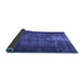 Sideview of Persian Blue Traditional Rug, tr3222blu