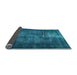 Sideview of Persian Light Blue Traditional Rug, tr3222lblu