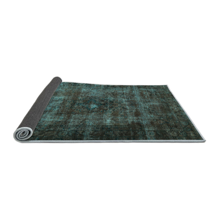Sideview of Persian Light Blue Traditional Rug, tr3223lblu