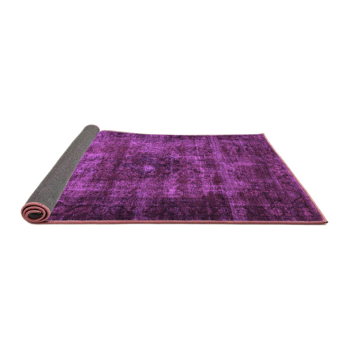Sideview of Persian Purple Traditional Rug, tr3223pur