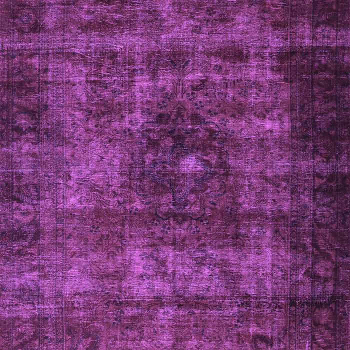 Machine Washable Persian Purple Traditional Area Rugs, wshtr3223pur