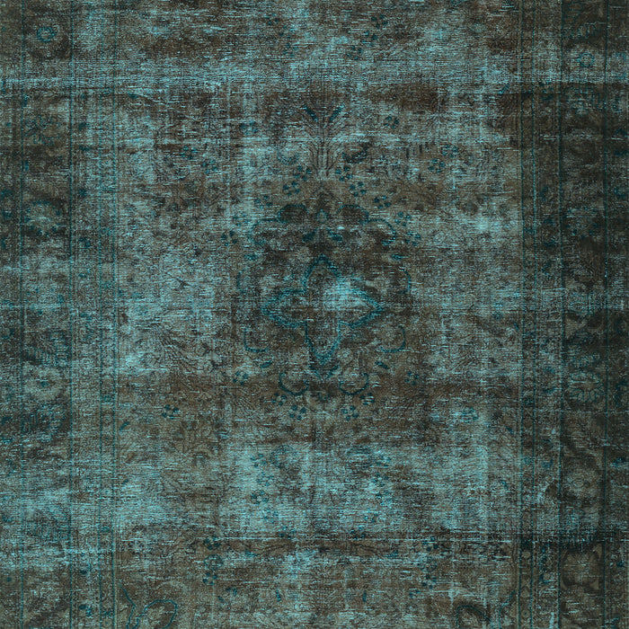 Machine Washable Persian Light Blue Traditional Rug, wshtr3223lblu