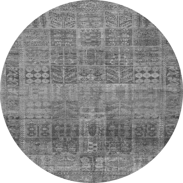 Square Persian Gray Traditional Rug, tr3224gry