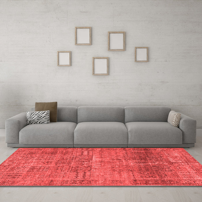 Traditional Red Washable Rugs