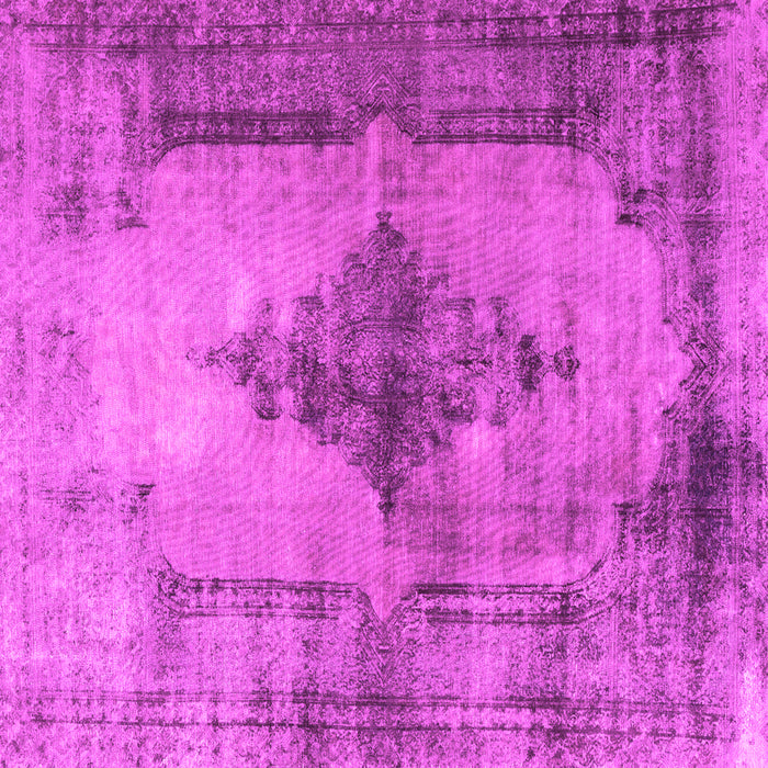 Square Machine Washable Persian Pink Traditional Rug, wshtr3225pnk