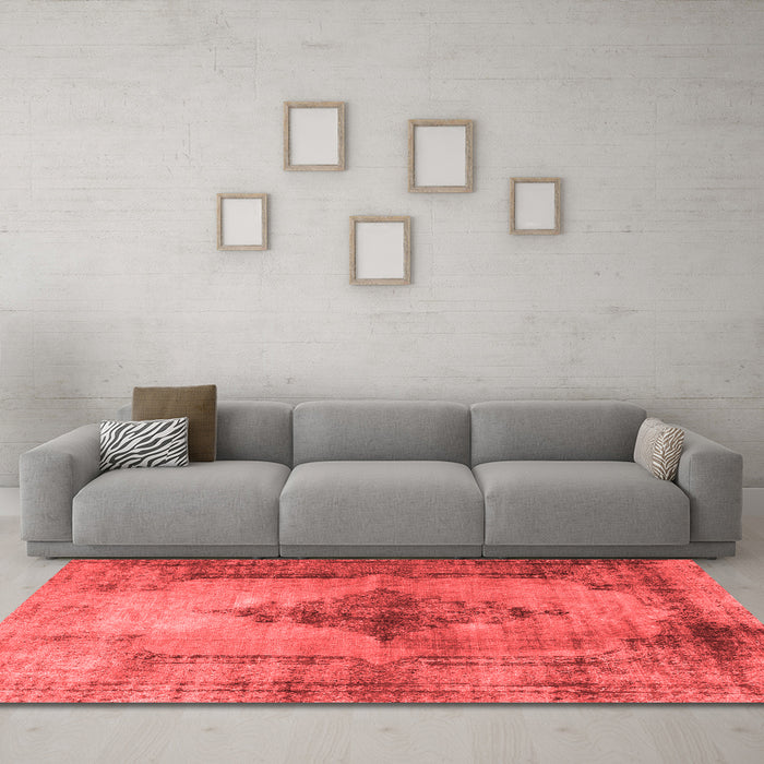 Traditional Red Washable Rugs
