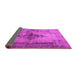 Sideview of Persian Pink Traditional Rug, tr3225pnk