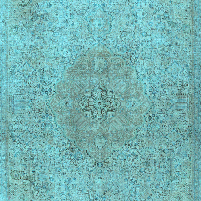 Machine Washable Persian Light Blue Traditional Rug, wshtr3226lblu