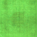 Serging Thickness of Persian Green Traditional Rug, tr3226grn
