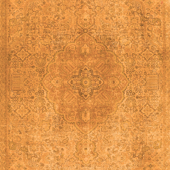 Serging Thickness of Machine Washable Persian Orange Traditional Area Rugs, wshtr3226org