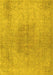 Machine Washable Persian Yellow Traditional Rug, wshtr3226yw