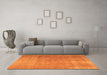 Machine Washable Persian Orange Traditional Area Rugs in a Living Room, wshtr3227org